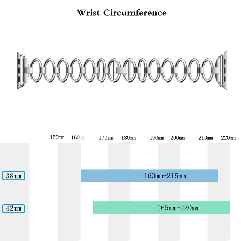 Эллиптический Стиль ремешок для наручных часов для Apple Watch 40 мм 38 мм,44 мм 42 мм, Нержавеющая сталь ремешок, умный Браслет для наручных часов iWatch, Series5 4 3 2 1