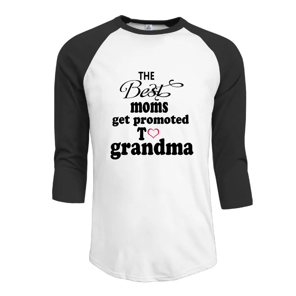 Best мамы получу бабушка Футболки для женщин плотная Raglan Graphic наступление молодых
