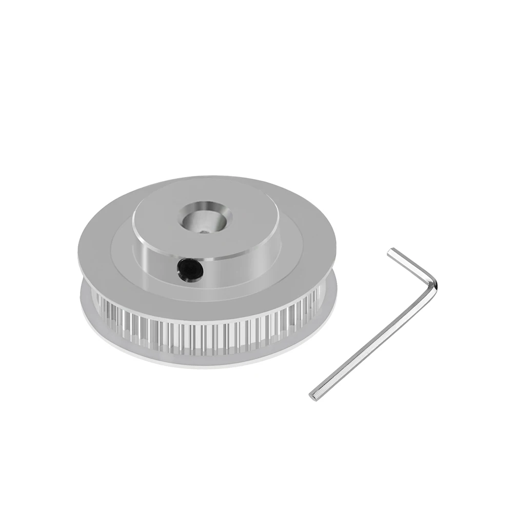 

Anet Aluminum GT2 Timing Pulley 60 Teeth 60T 5mm Bore Synchronous Wheel for 6mm Width 3D Printer GT2 Timing Belt