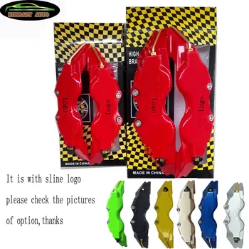 

KUNBABY ABS Plastic Blank Disc Brake Caliper Covers Size L&M&S Model 3 Car Styling Car Accessories With Sline Logo For Aud i