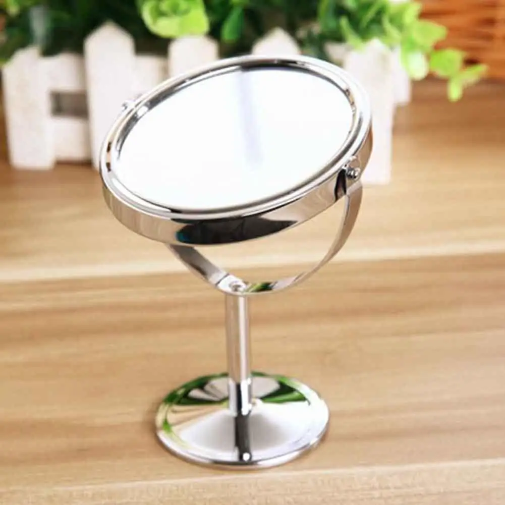 

Makeup Cosmetic Double Sided Normal Magnifying Stand Mirror Gifts For Lovers Compact Makeup Folding Hand Mirrors Ultra-thin Sep