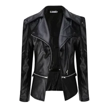 Для женщин куртки одноцветное пальто для будущих мам из искусственной кожи Модные повседневное осень зима Casaco Feminino Jaqueta Feminina плюс разме