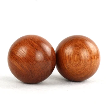 

2Pcs Wood Fitness Ball Massage GYM Health Meditation Exercise Stress Relief Baoding Balls Relaxation Therapy Hand Grips Handball