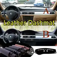 สำหรับ BMW 3 Series E90 ซีดาน E91 สำหรับการเดินทาง E92 Coupe E93 316I 320I 328I หนัง Dashmat ฝาครอบแดชบอร์ด Dash Mat พรมรถที่กำหนดเอง