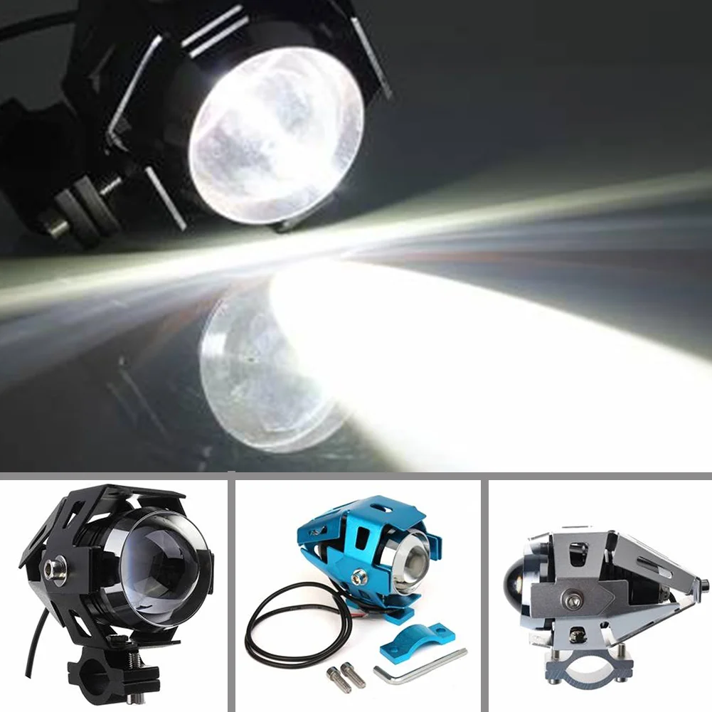 12V 80V DC 15W 3000LM 200 Range U5 Motorcycle LED Headlight Waterproof