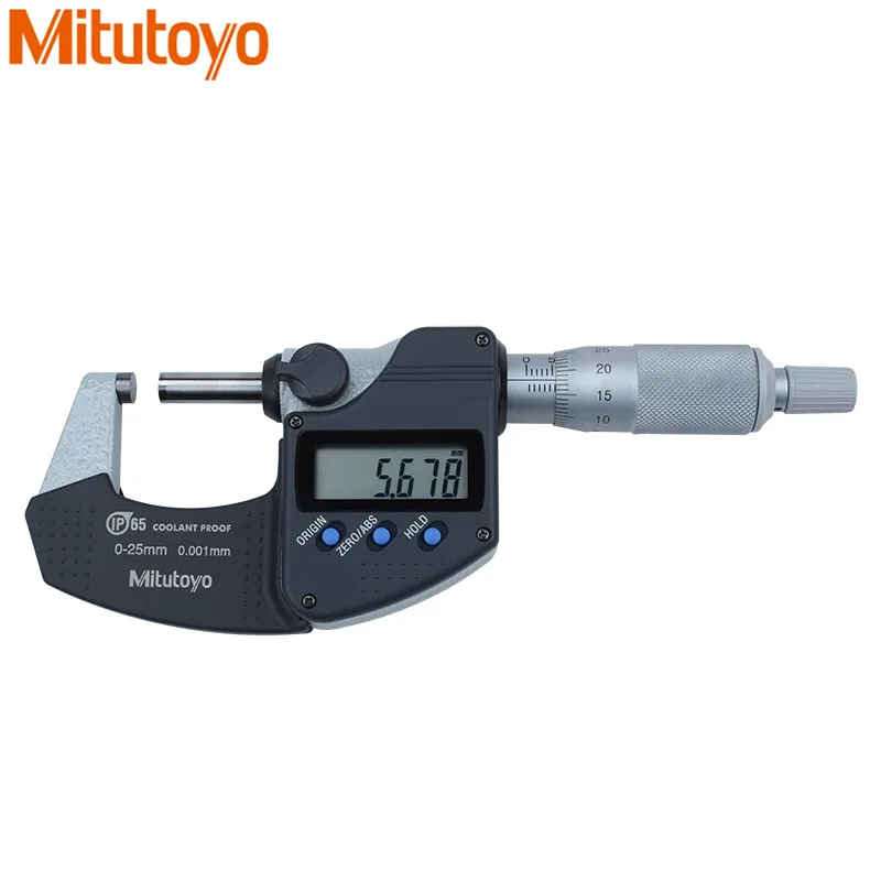 Цифровой микрометр Mitutoyo 0 25 мм/0 001 мм IP65 метрическая система 293 240 винтовой датчик