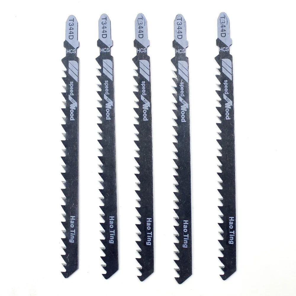 5Pcs/set T344D 13cm Jig Saw Blades Fast Cutting Reciprocating For Hard