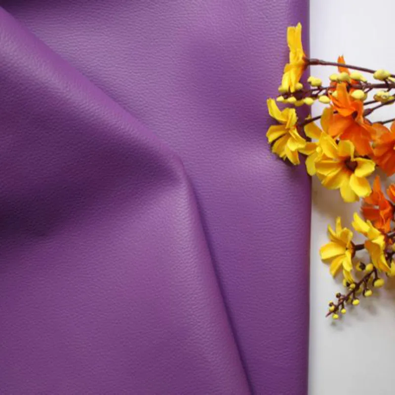 

Purple/ Small Pebbled Synthetic PU Leather Printed Faux Artificial Synthetic Leather Fabric Handmade Crafts For DIY Patchwork