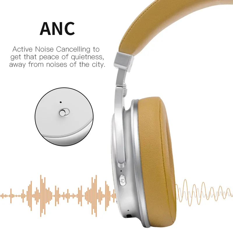 Bluedio F2 гарнитура с ANC беспроводные Bluetooth наушники микрофоном Поддержка музыки|bluedio
