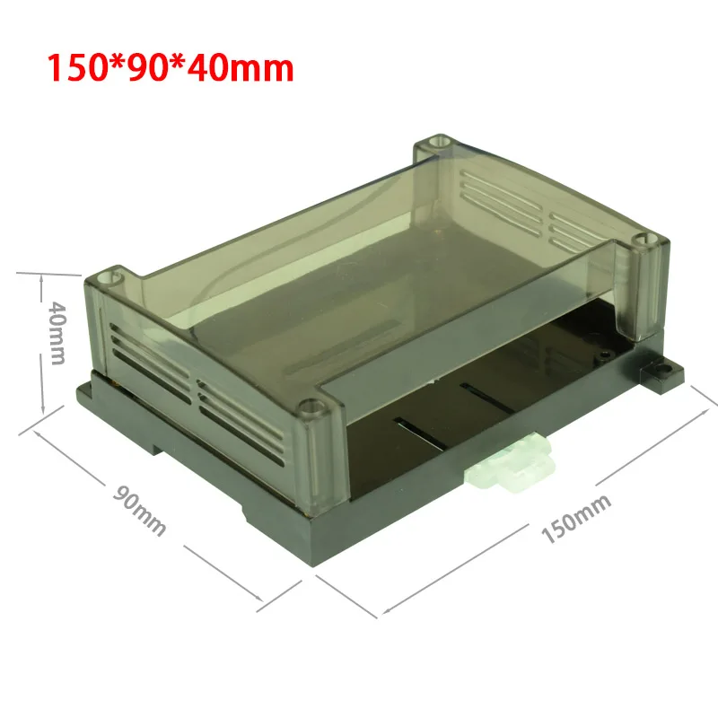

PLC industrial control box panel PLC Enclousure Case 150*90*40mm PLC Din Rail mounging Project electronic DIY PCB shell