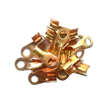 

50Pcs 60A OT-60A Copper Battery Cable Wire Ring Lugs Eyelets Connector Terminal Crimping 4-16mm2 Wire