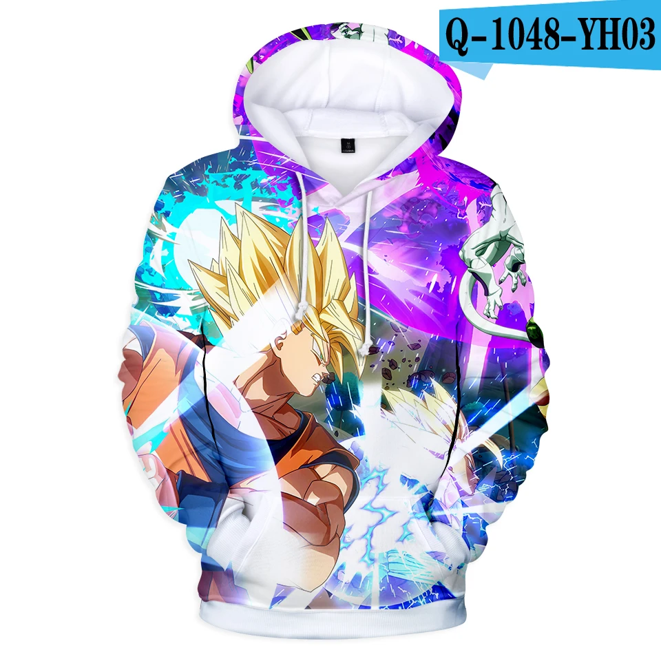 Hot Sale Dragon Ball Z 3D Hoodies Men/Women Harajuku Style Sweatshirt poleron Dragon Ball Anime Hoodie Pullover Streetwear - Цвет: 3D