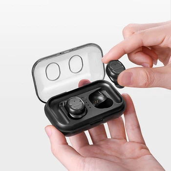 

Bluetooth 5.0 Touch Control Hifi Earphones with Mic TWS Wireless Headset Stereo In-Ear Cordless Sports Earbuds With Charger Box