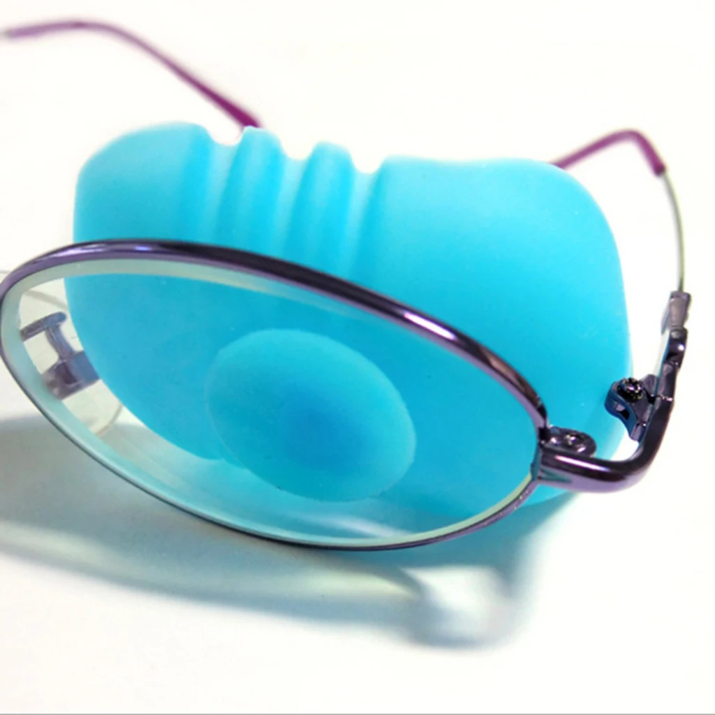 1 Pair Children Kids Lazy Eye Strabismus Amblyopia Suction Bandages Glasses Patch Black Blue