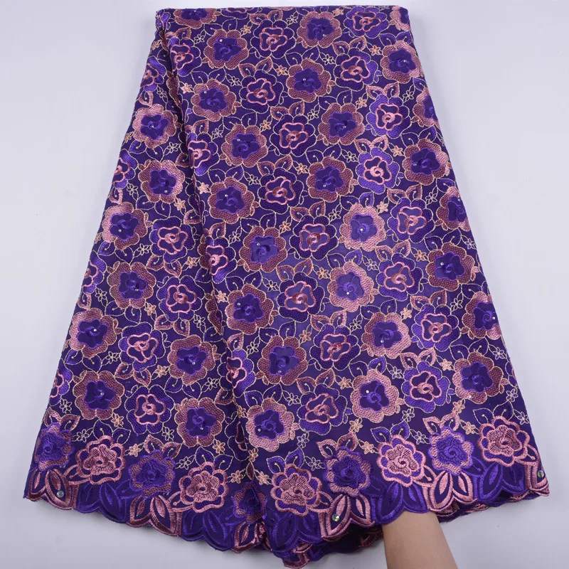 

High Quality Swiss Voile Lace With Stones African Voile Swiss Lace Fabric African Cotton Voile Lace Fabric For Clothes A1344