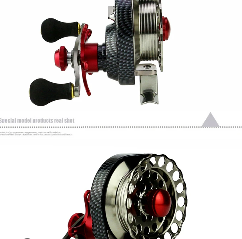 Carretel de Pesca Carretel de Pesca com Mosca Rodas de Pesca 4 + 1bb Jangada Roda Esquerda Direita 3.5: 1 Semi-metálico com Mosca Rafting Gelo Metal Balancim Fal - 9 4 + 1bb 3.5: 1 semi-metálico carretel
