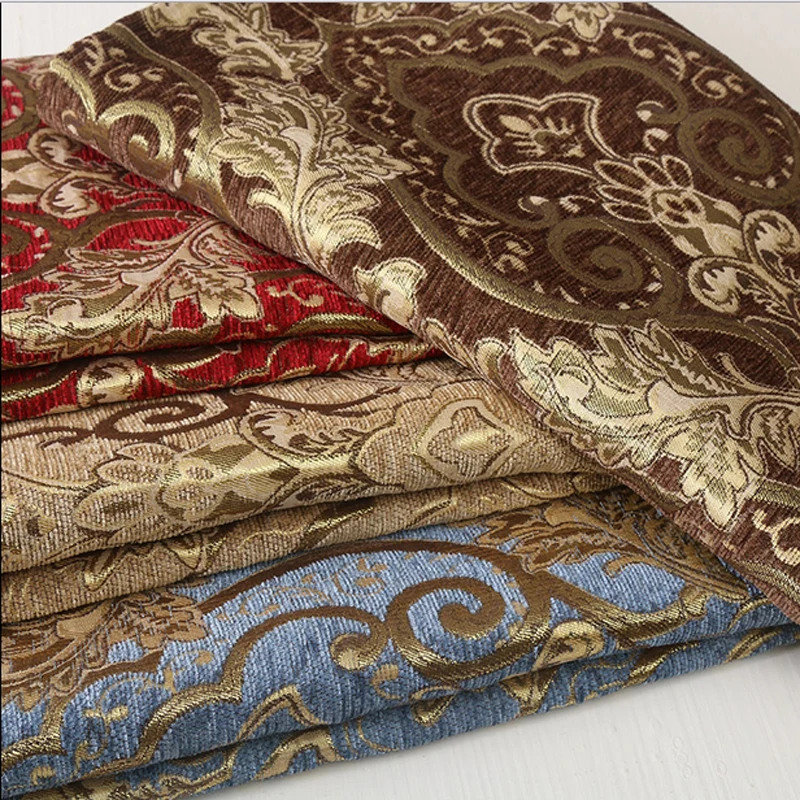 

Chenille curtain cloth plain coloured flannel fabric sofa bolster cover manual home textiles 1.45m width and 1m length R137