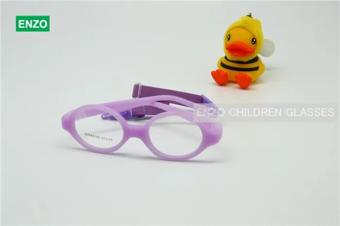 Детские очки не винт сейф сгибаемыми с ремешком, Fliexible оптическая дети кадр с регулярными линзы, Дети очки и шнур