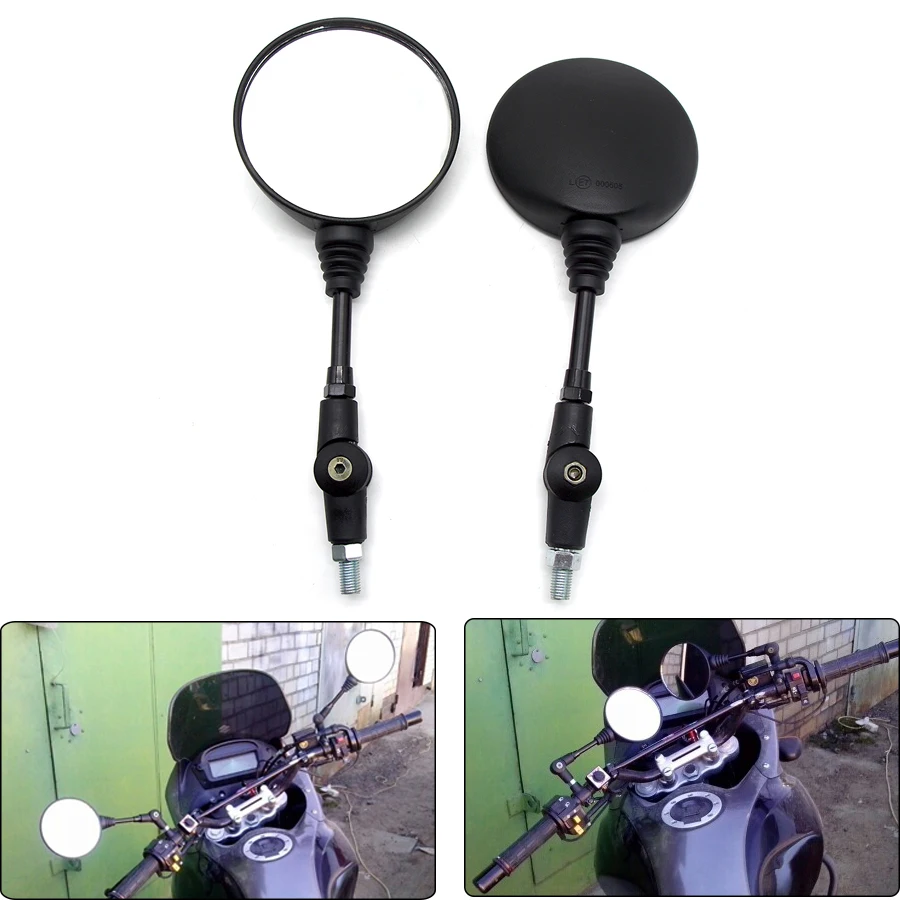 Universal Folding Motorcycle Mirror Motorbike Side Rearview Mirror 8 10mm For Honda CB400 CB 400 1100 190R NC700X CB1000R ST1300