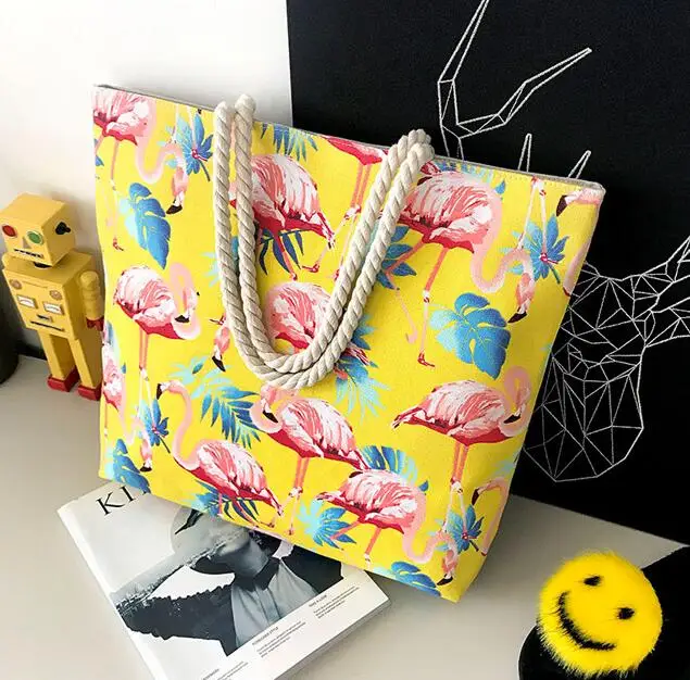 Large Canvas Tote Bags Floral