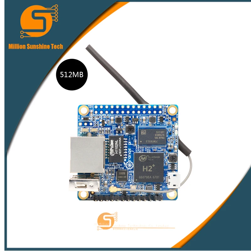 Goedkoop Oranje Pi Nul Set4 oranje Pi Zero512MB + Beschermende Witte Case H2 Quad Core Open source development board voorbij Raspberry Pi
