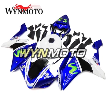 

Complete ABS Plastic Injection Blue White Covers Motorcycle Fairings For Yamaha YZF R1 Year 2007 2008 Fairing Kit Hulls