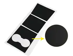 Для Tesla Model-3 матовый черный центральной консоли наборы упаковки внутренняя декоративная Стикеры