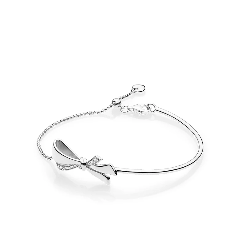 

SHINETUNG 1:1 S925 Sterling Silver Bangles Original Charm Bangles For Women's Gift
