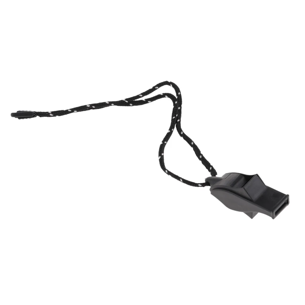 MagiDeal Safety Signal Whistle with lanyard for Boating Camping Hiking Hunting Emergency Survival Hand Strap Keychain