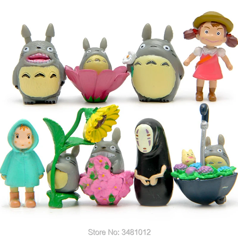 Hayao Miyazaki Mini Figurines Kids Toys 