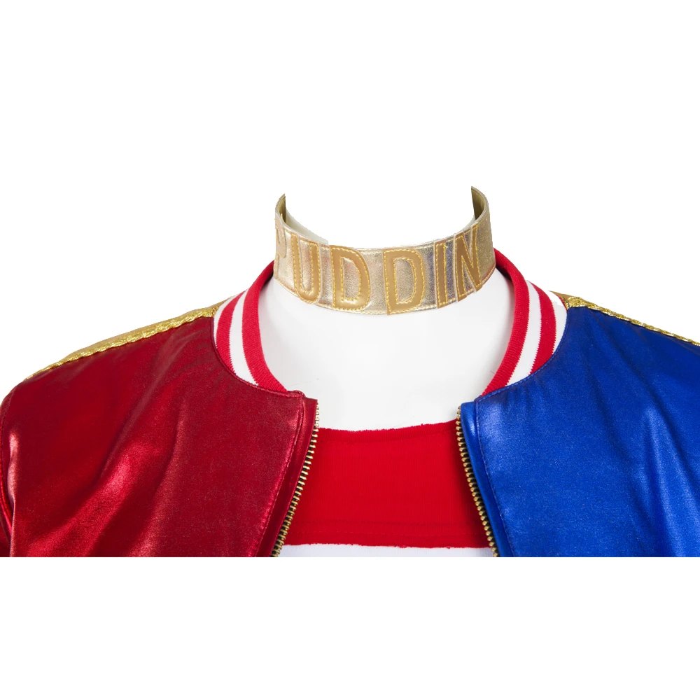 Custom Made Suicide Squad Harley Quinn Costume Deluxe Outfit for Women - Perfect for Halloween Carnival Cosplay - MANLUYUNXIAO image 5