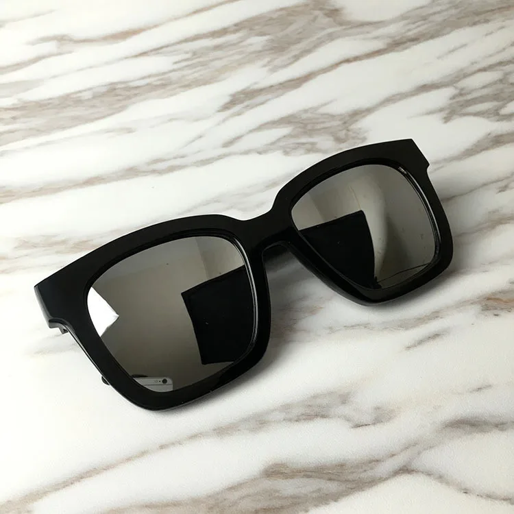 LKK модные квадратные солнцезащитные очки для женщин дизайнерские роскошные мужские/женские солнцезащитные очки Классические винтажные большие солнцезащитные очки в оправе - Цвет линз: Серебристый