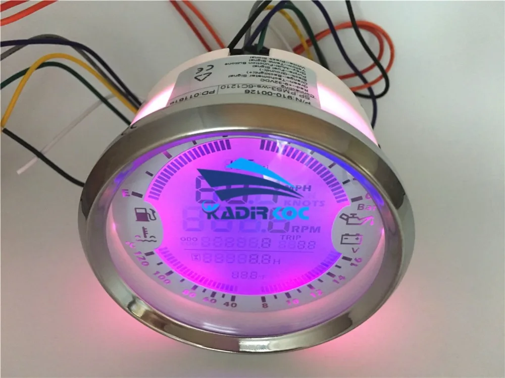 Новейшие мульти-измерительные приборы цифровые спидометры GPS 0-10Bar машинное масло манометры 8-16 в вольтметр Tach 85 мм Температура воды измерители