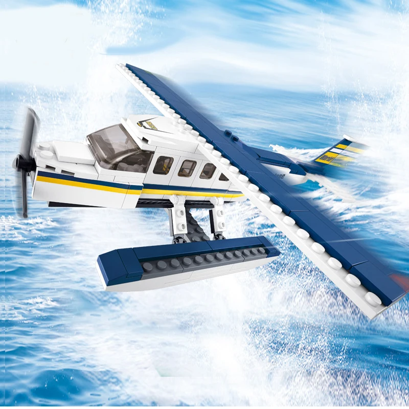 B0361 214pcs Model Building Kits Classic Toys Hobbies aircraft airplane Collection Compatible with Legoings B0361 214pcs Model Building Kits Classic Toys Hobbies aircraft airplane Collection Compatible with Legoings