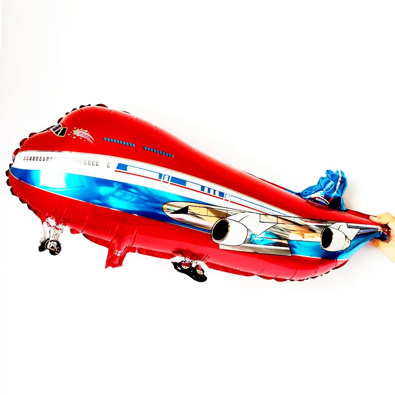 Новая большая игрушка красный автомобиль воздушный шар из фольги детский подарок Танк самолет скорой помощи автобус пожарная машина День Рождения украшения праздничные шарики Мультяшные - Цвет: Красный