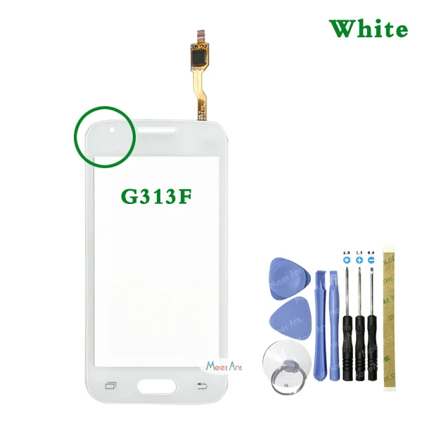 Высокое качество 4," для samsung Galaxy Duos Ace NXT G313 G313H или G313F ЖК Дисплей с Сенсорный экран планшета Сенсор - Цвет: G313F White Touch