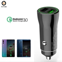 30 Вт 2 порта USB Автомобильное зарядное устройство с QC3.0 Quick Charge 3,0 PowerDrive speed 2 для Galaxy S10/s9 для iPhone Xs/XS Max/XR/X/8