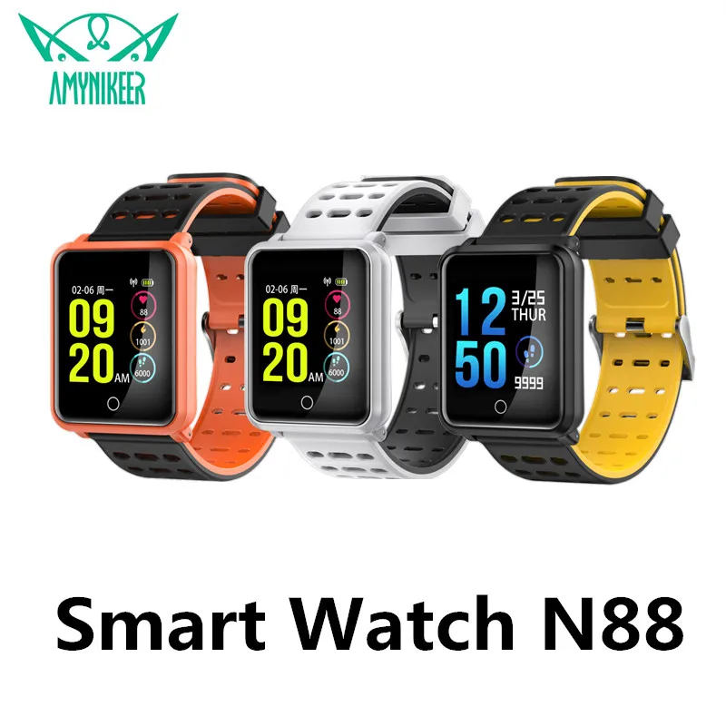 

2018 NEW N88 Smart Watch bracelet trendy style Bluetooth 4.2 Blood Pressure Measurement Heart Rate Monitor Smartwatch