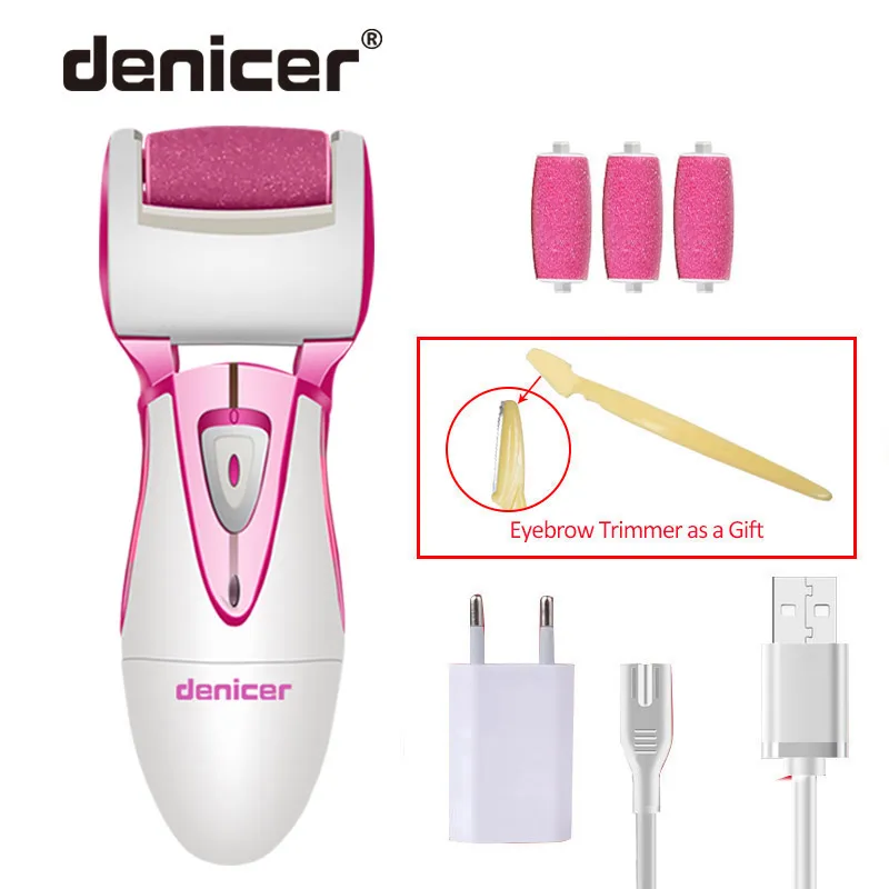 

denicer DE32 Electronic callous remover Pedicure Foot care tool Remove callus hard dead skin file for heels