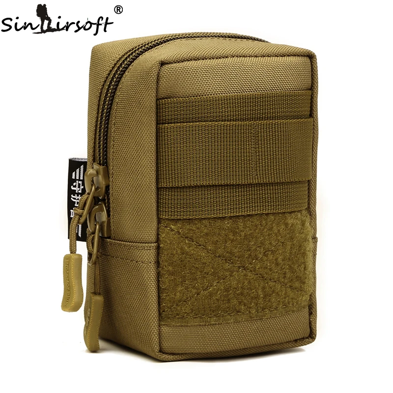 

SINAIRSOFT Tactical Molle Pouch Belt Waist Bag Military Hunting Waist Fanny Phone Bag Men 1000D Fabric-Waterproof Outdoor Bag