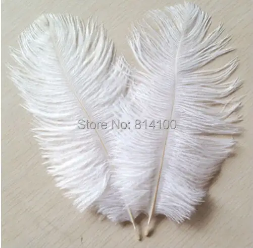 100 шт./лот 6-8 дюймов 15-20 см белые страусиные перья для крафтовые Свадебные украшения