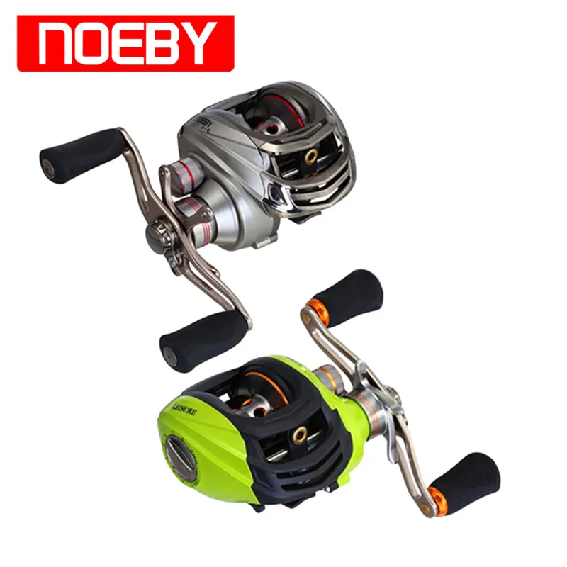NOEBY LEISURE Рыболовная Мультипликаторная Катушка 10 + 1BB 6.3: 1 Магнитная Тормозная