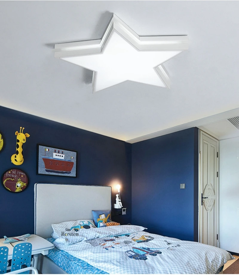 Acrylic Star LED Ceiling Light 36W Baby Kids Bedroom Ceiling Lamp Creative Star Lampshade Lighting Fixture For Children Room 110-220V (3)