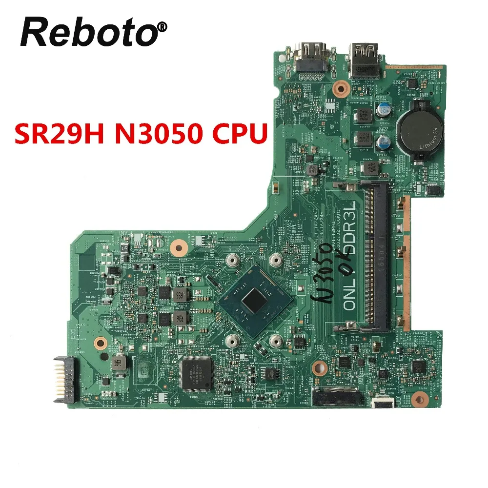 Reboto CN-041D5Y 041D5Y 41D5Y для Dell 15 3552 14 3452 Материнская плата ноутбука SR29H N3050 Процессор 14279-1 ПРБ: 896X3 DDR3L тестирование