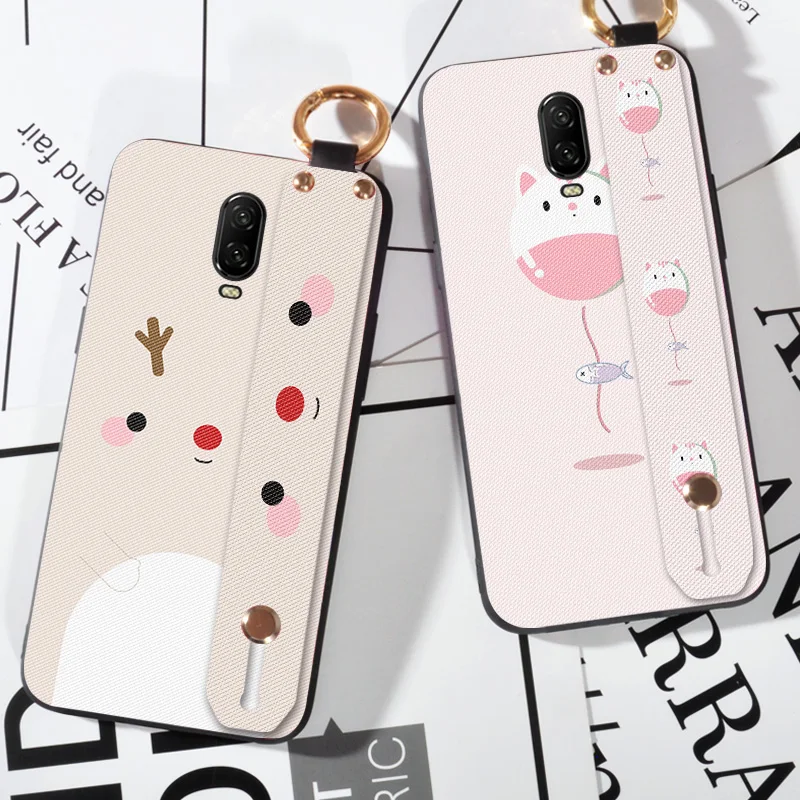 

Cute deer Animal Cases For Oneplus 3 One plus 3T 5 5T Stand Holder Cover For Oneplus 6 T 6T / 1+6 Luxury Strap Case