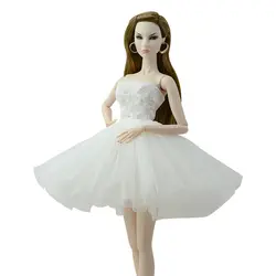 NK 2019 новейшее платье куклы короткие балетные платья для куклы Барби одежда модная одежда для куклы Барби наряды 1/6 кукла 085D
