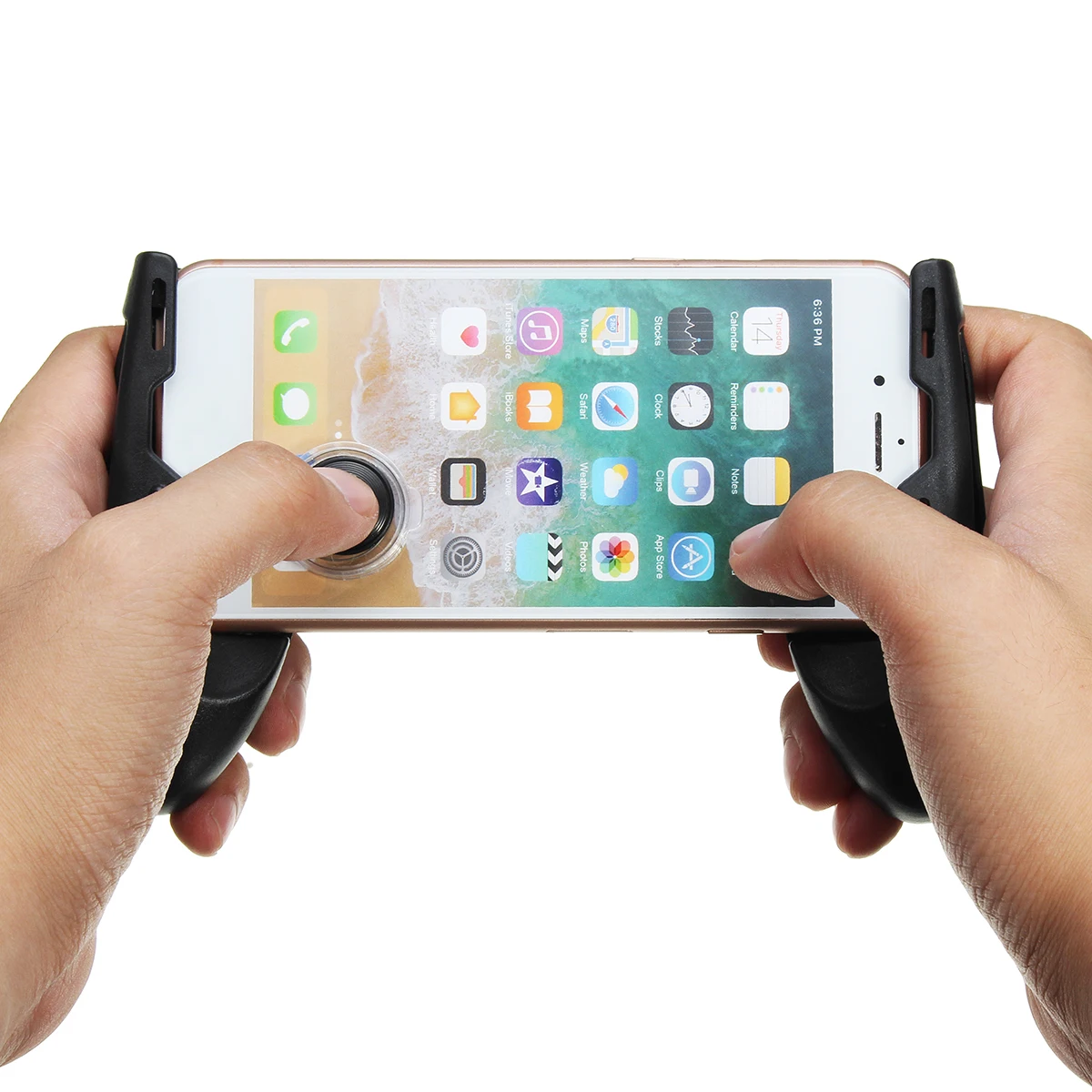 Koop 3 in 1 Telescopische Gamepads Trigger Knop Gaming Verlengde Handvat PUBG Mobiele Helpen Controller Joystick Voor iPhone Voor Xiaomi