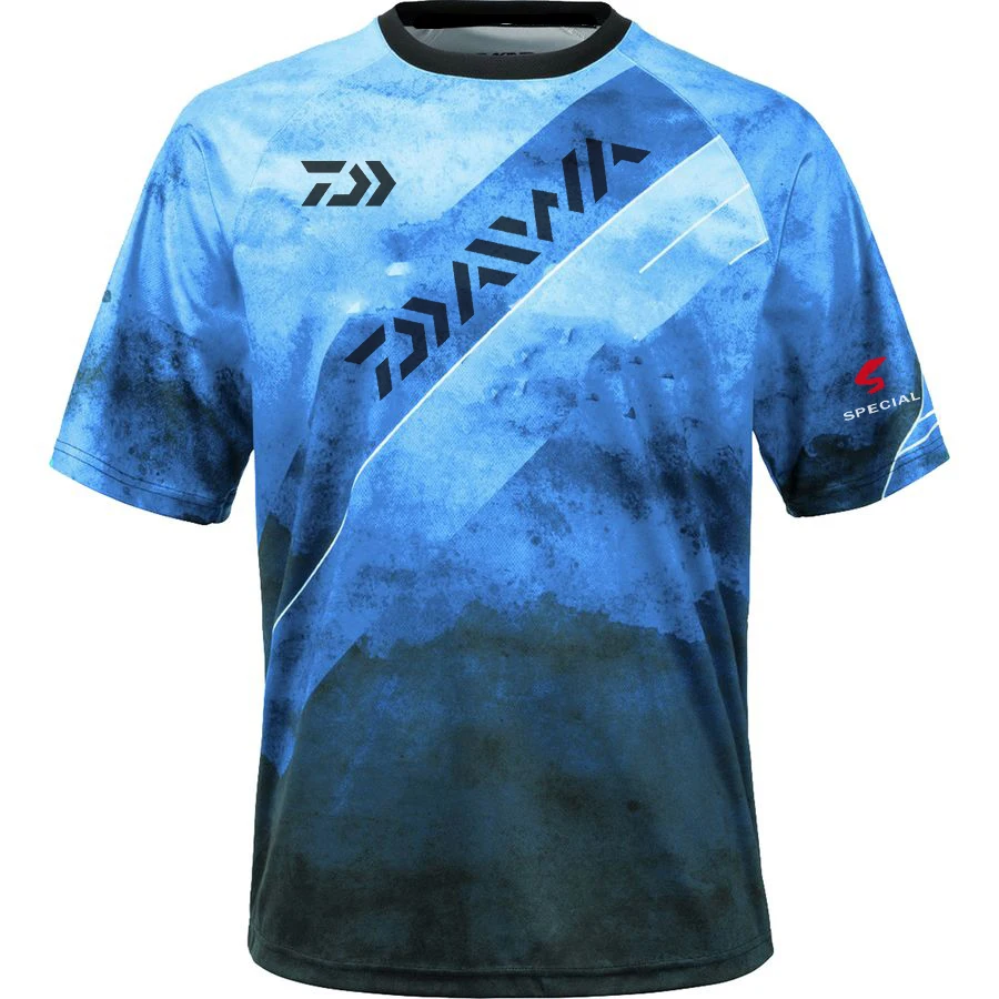 

2019 DAWA Fishing Tee Summer Outdoor Breathable Quick Dry Fishing Tshirt Men Sports Golf Cycling Running Coolmax Fishing Clothes