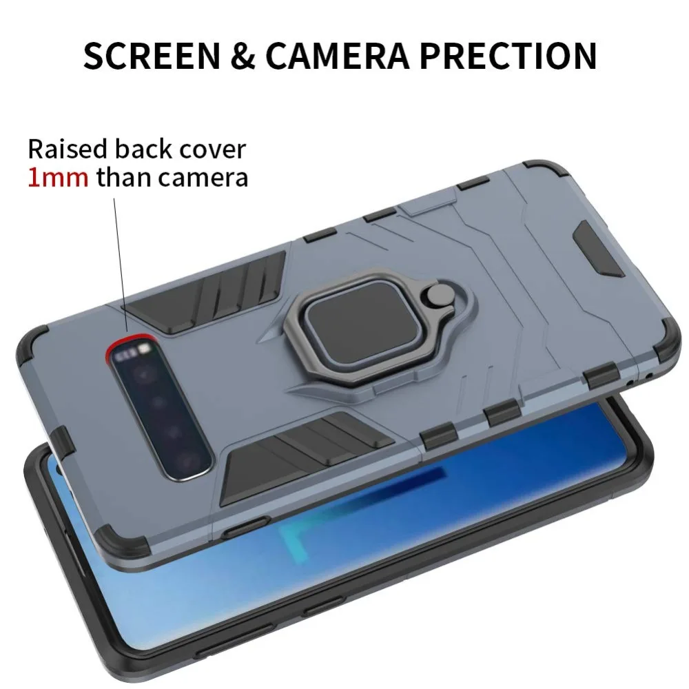 Case For Samsung Galaxy S10 S9 S8 Plus S10e Note 9 Cover Ring Kickstand Case For Samsung A70 A60 A50 A40 A30 A20 A10 A90 A80  (12)