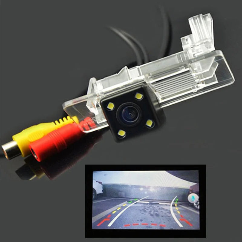 CCD LED 600Line Dynamic Trajectory Tracks Rear View font b Camera b font for VW Polo